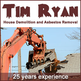 Tim Ryan House Demolition and Asbestos Removal