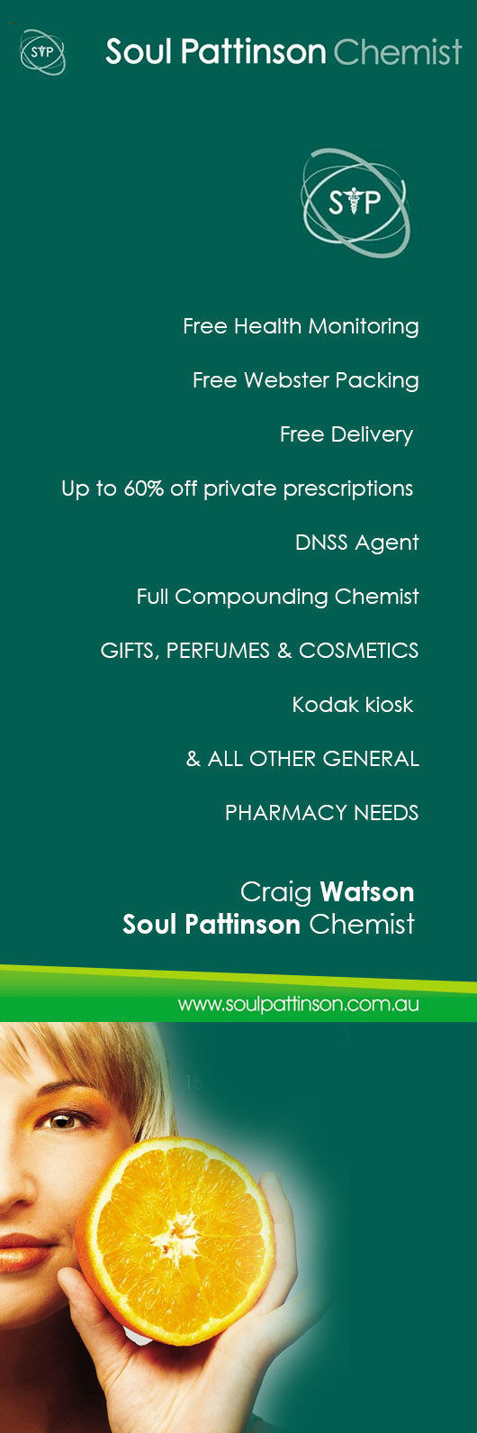 Craig Watson Soul Pattinson Chemist