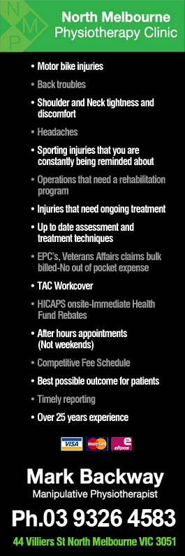 North Melbourne Physiotherapy Clinic