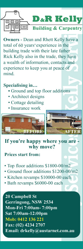 D & R Kelly Building & Carpentry Services