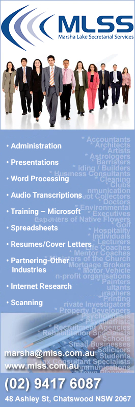 Marsha Lake Secretarial Services