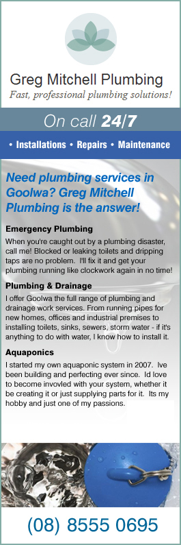 Greg Mitchell Plumber