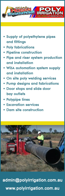 Mick Hogan Excavations Poly Irrigation