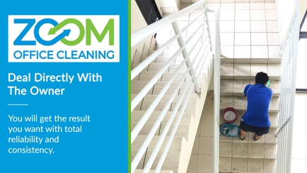 Zoom Office Cleaning Hero Image