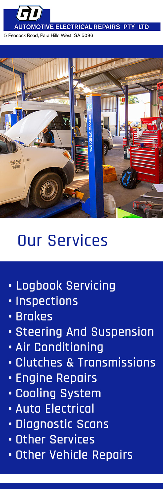 GD Automotive Electrical Repairs Pty Ltd