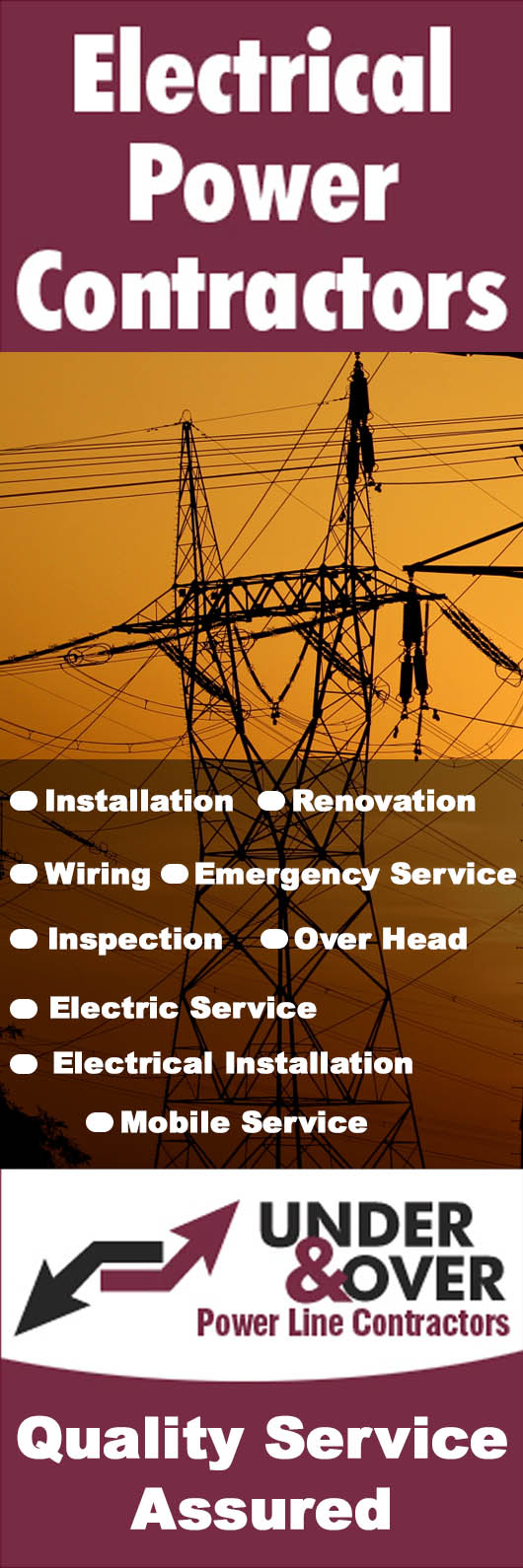 Under & Over Electrical Power Line Contractors