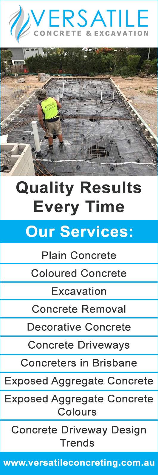 Versatile Concrete & Excavation
