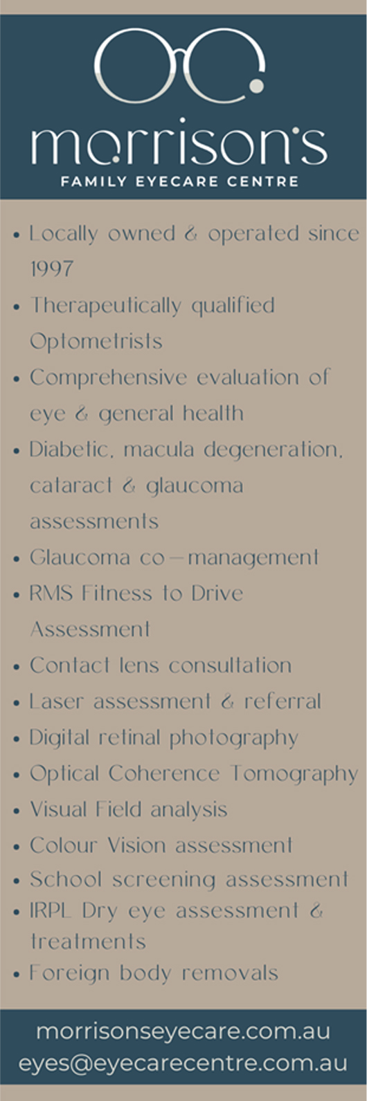 Morrison's Family Eye Care Centre