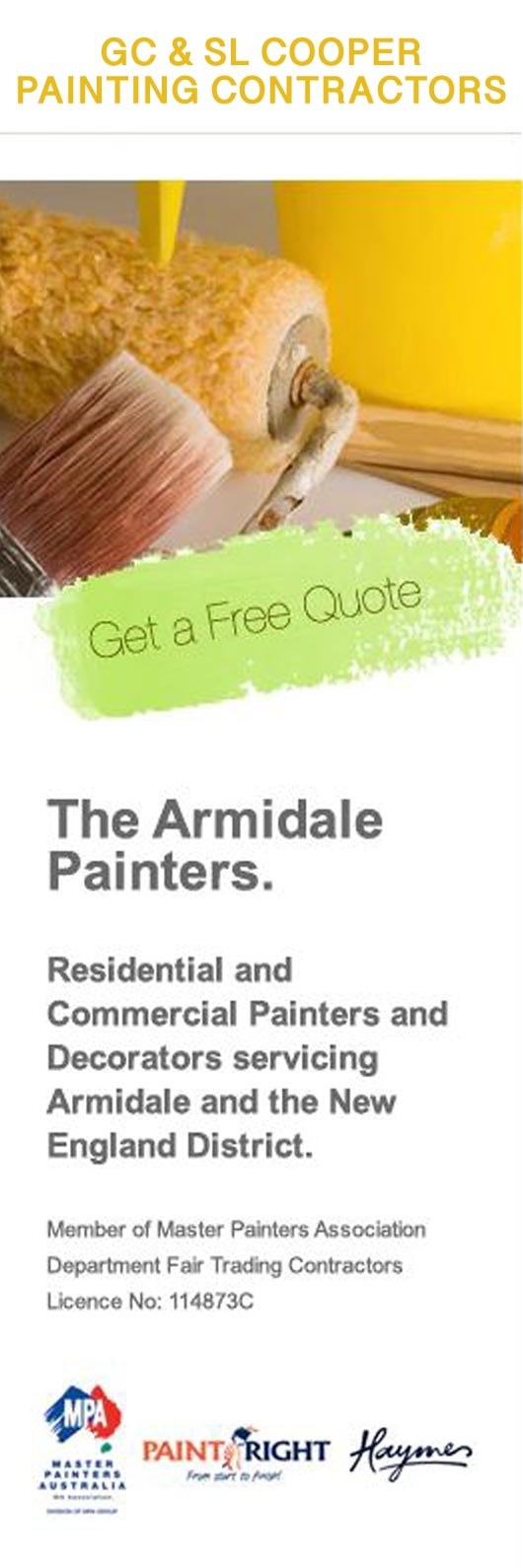 Cooper's Painting Armidale