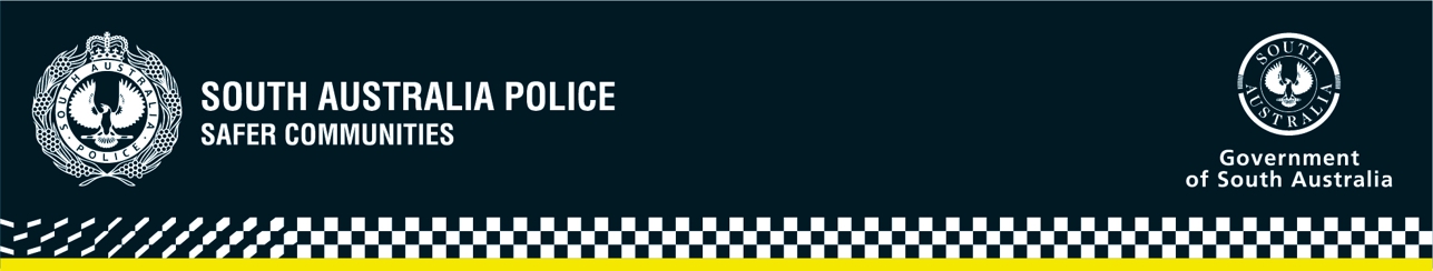Police South Australia Hero Image