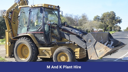 M & K Plant Hire Hero Image