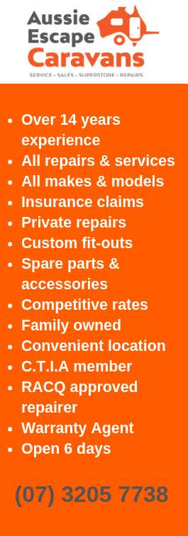 Aussie Escape Caravan Repair & Service Specialists