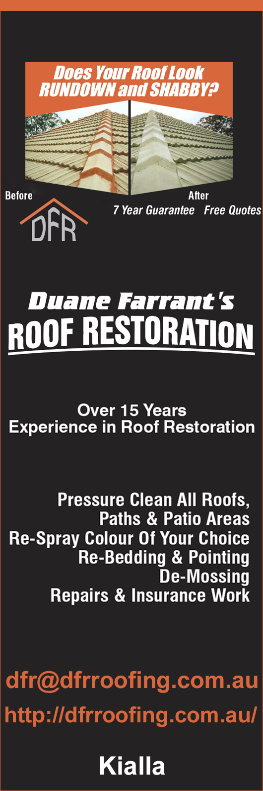 Duane Farrant Roof Restoration