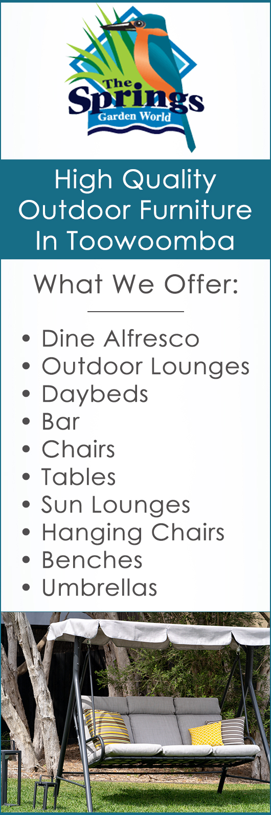 The Springs Garden World - Outdoor Furniture