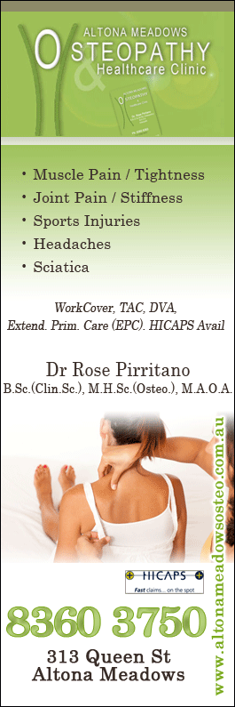 Altona Meadows Osteopathy & Healthcare Clinic