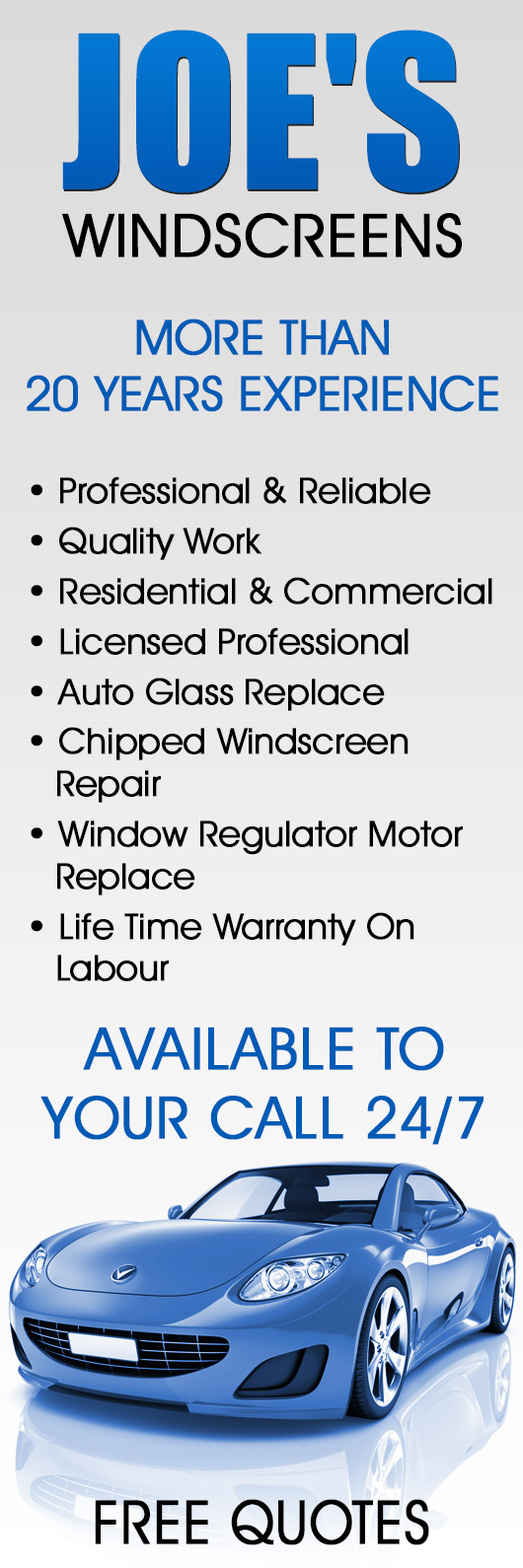 Joe's Windscreens