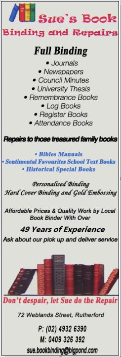 Sue's Book Binding & Repairs