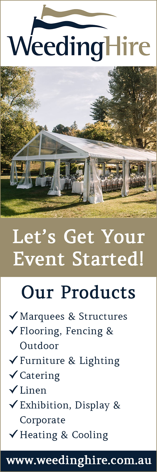 Weeding Hire