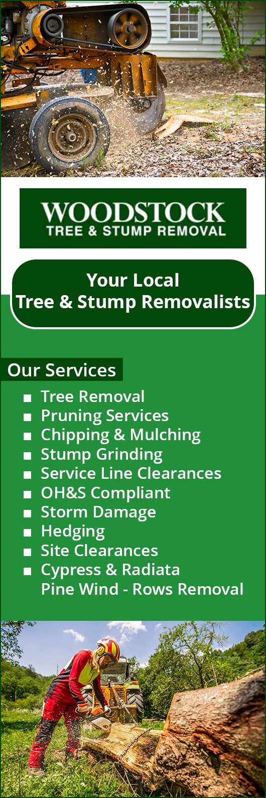Woodstock Tree and Stump Removal