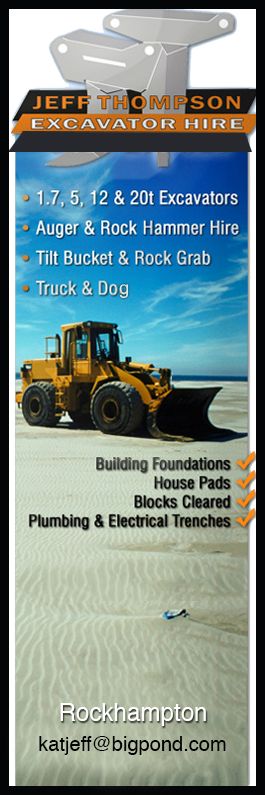 Jeff Thompson Excavator Hire