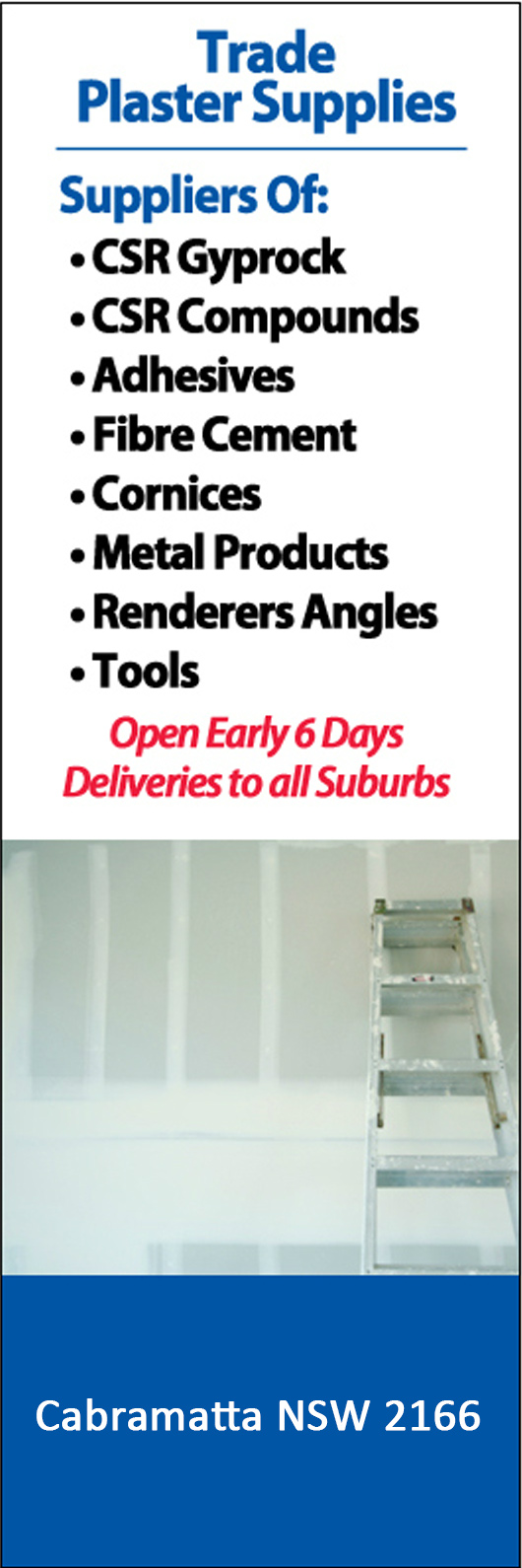 Trade Plaster Supplies