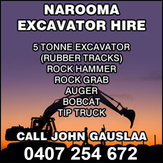 Narooma Excavator Hire