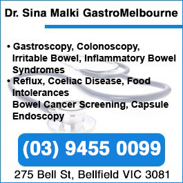 Dr. Sina Malki GastroMelbourne