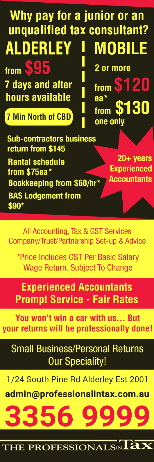 The Professionals In Tax