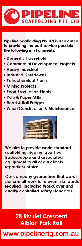 Pipeline Scaffolding Pty Ltd