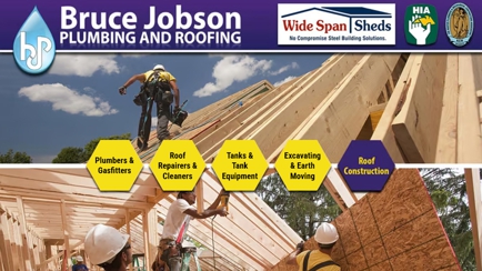 Bruce Jobson Plumbing & Roofing Hero Image