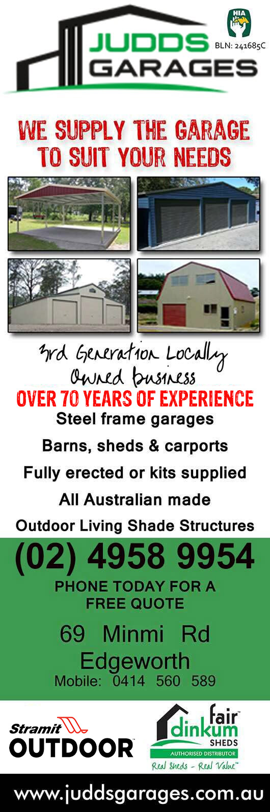Judds Garages