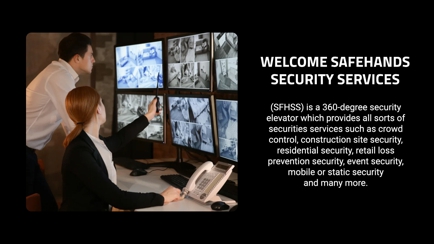 Safehands Security Services Hero Image