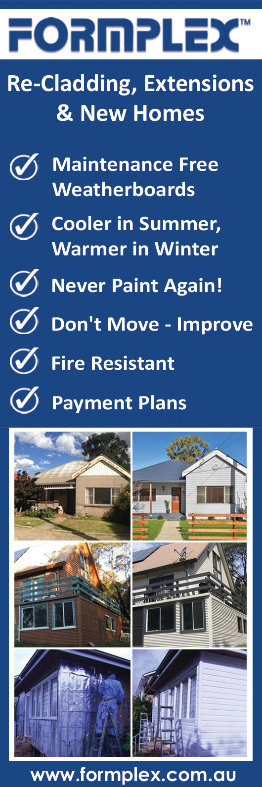 Formplex Weatherboards