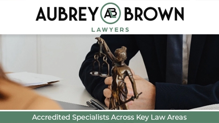 Aubrey Brown Lawyers Hero Image