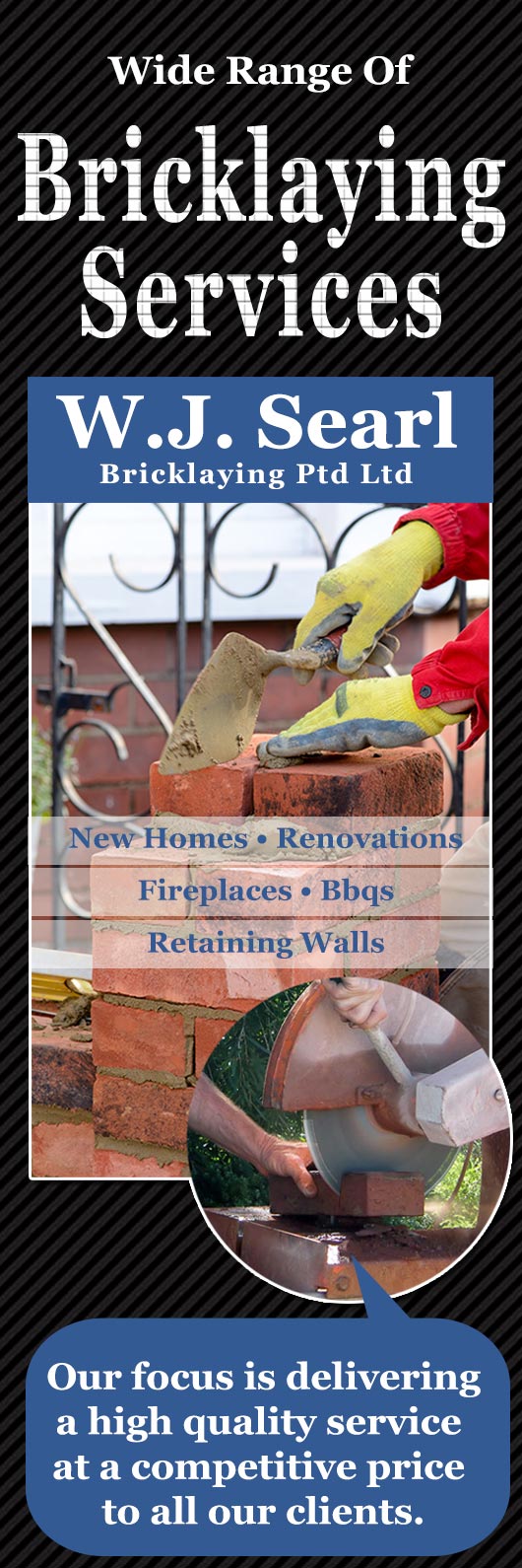 W J Searl Bricklaying