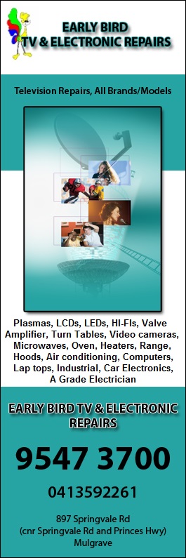 Early Bird TV & Electronic Repairs