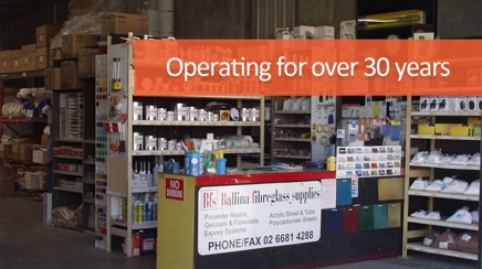 Ballina Fibreglass Supplies Hero Image