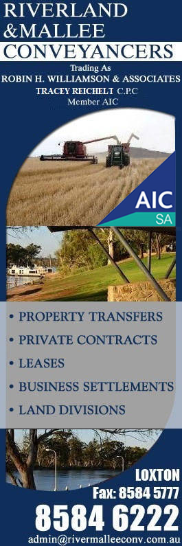 Riverland & Mallee Conveyancers Pty Ltd t/a Robin H Williamson & Associates