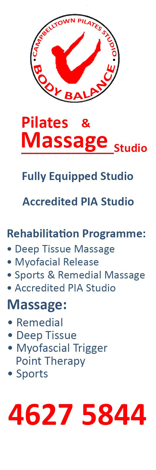 Campbelltown Pilates & Massage Studio