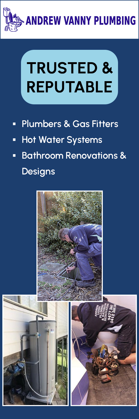 Andrew Vanny Plumbing Services & Bathroom Renovations Pty Ltd