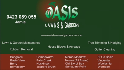 Oasis Lawns & Gardens Hero Image