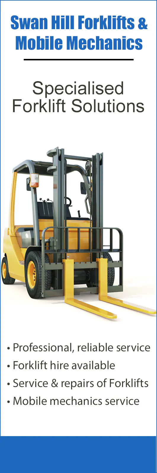 Swan Hill Forklifts & Mobile Mechanics