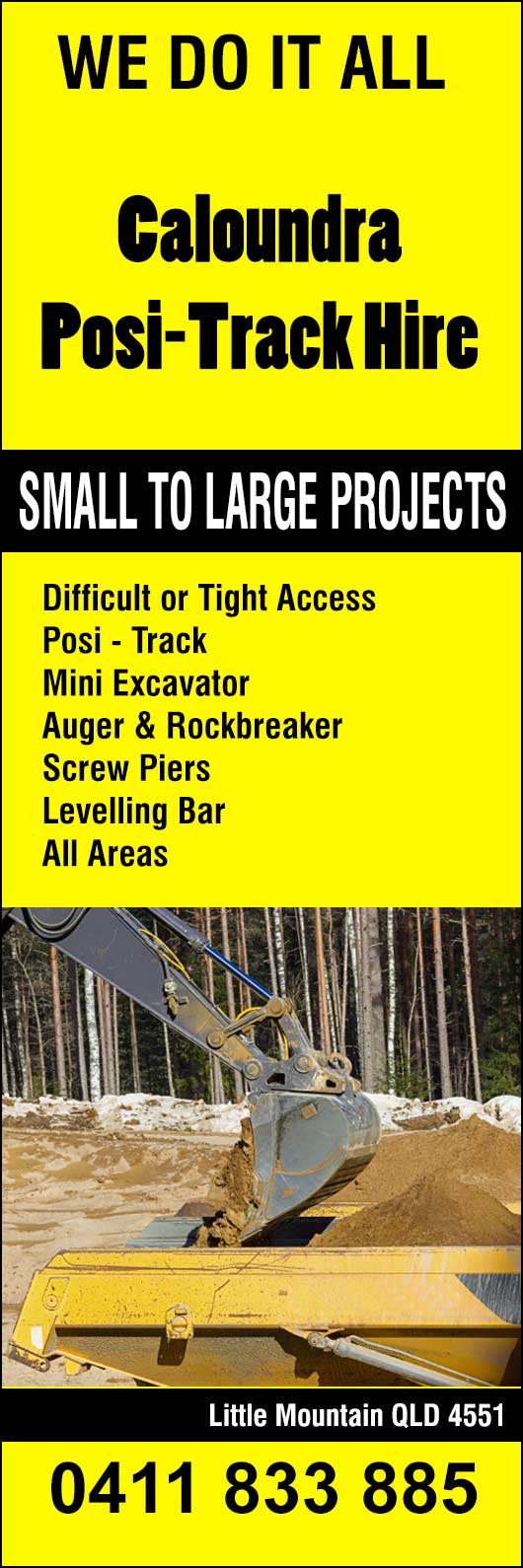 Caloundra Positrack Hire