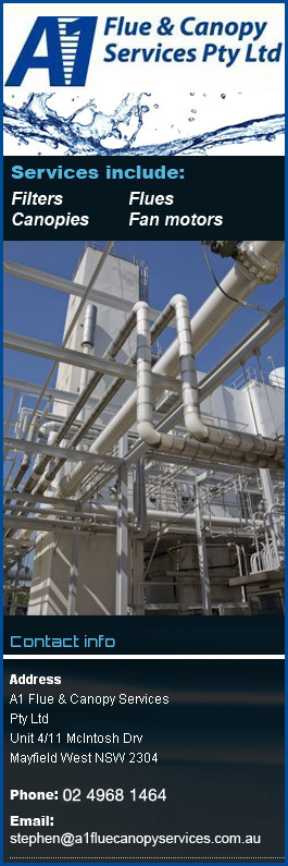 A1 Flue & Canopy Services Pty Ltd