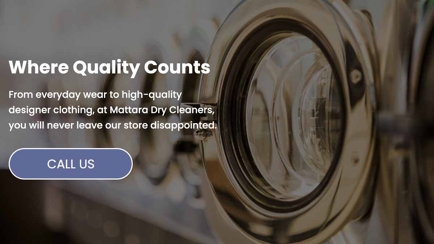 Mattara Dry Cleaners Hero Image