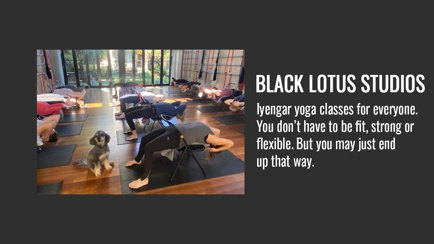 Black Lotus Yoga Studio Hero Image