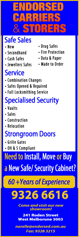 Endorsed Carriers & Storers