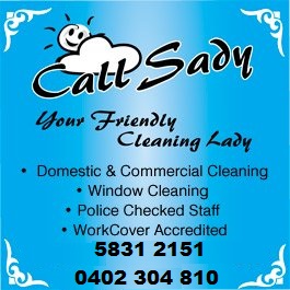 Call Sady - Your Friendly Cleaning Lady