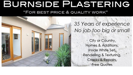 Burnside Plastering Hero Image