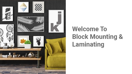 Block Mounting & Laminating Hero Image